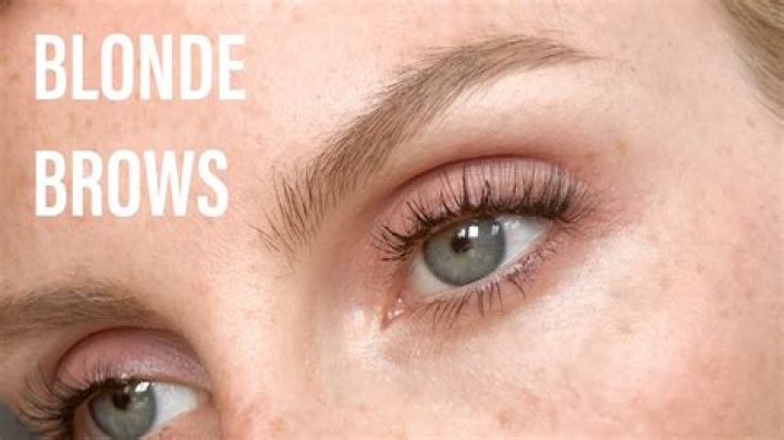 Can you have black eyebrows with blonde hair?