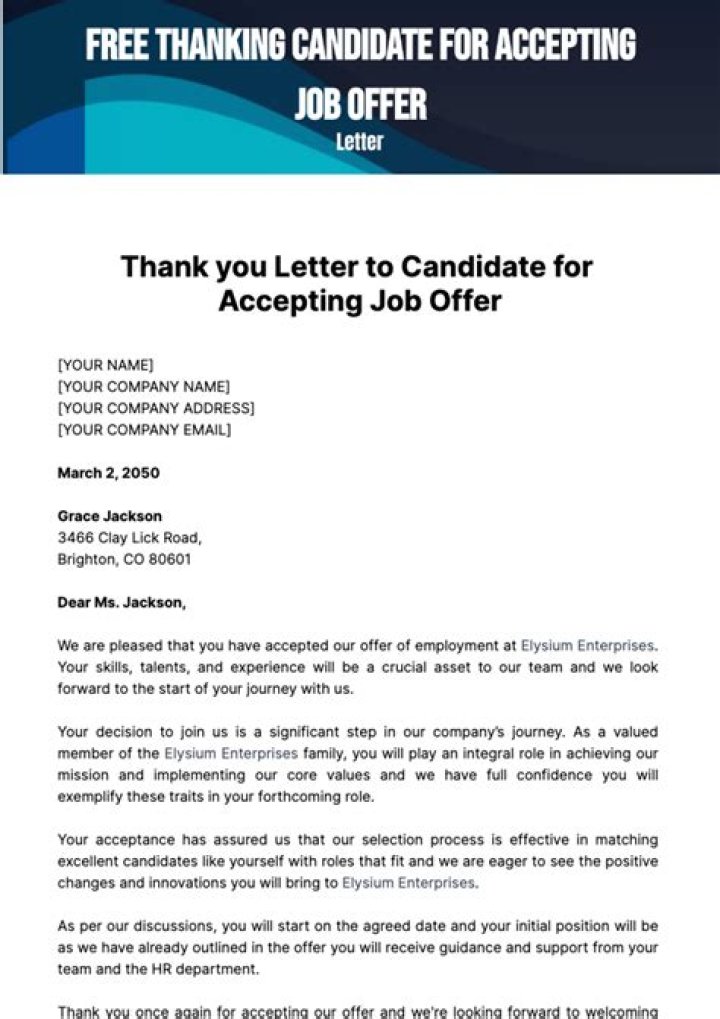 Can you take another job after accepting offer?