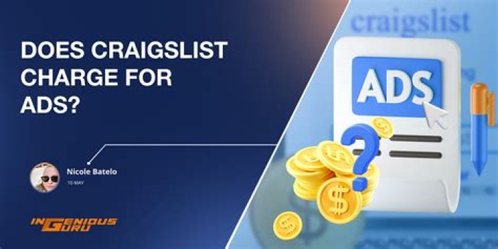 Does Craigslist charge for making job postings?