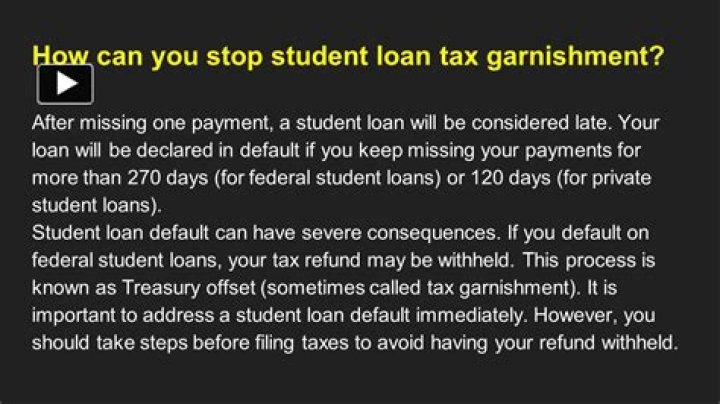 How can I stop tax garnishment?