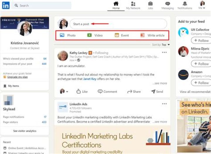 How can LinkedIn be used for marketing?
