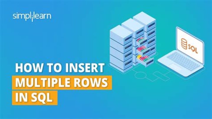 How do I insert multiple rows at one time in SQL?