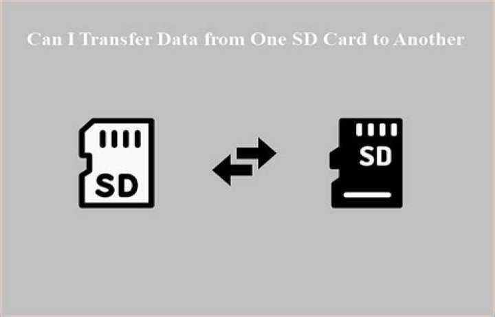 How do I transfer from one SD card to another?
