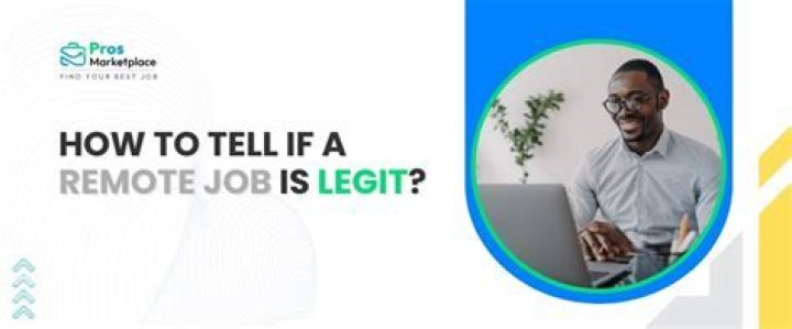 How do you know if a remote job is legit?