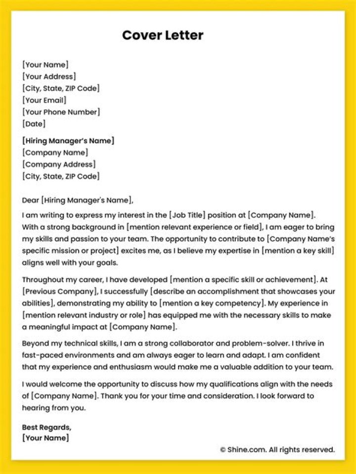 How do you write an amazing cover letter?
