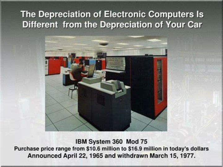 How fast do computers depreciate?