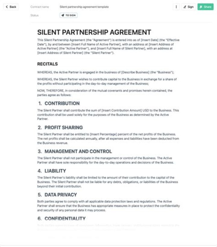 How much does a silent partner get?