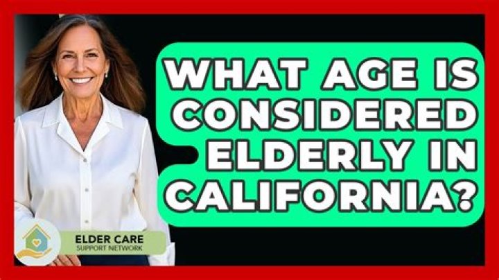 Is 61 years old considered elderly?