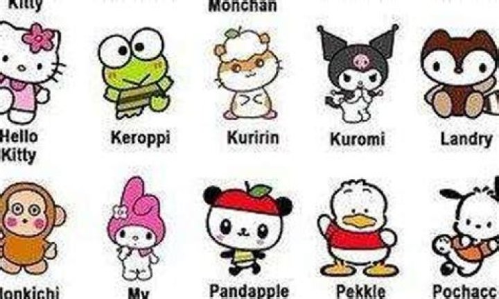 What are the colors of Hello Kitty?