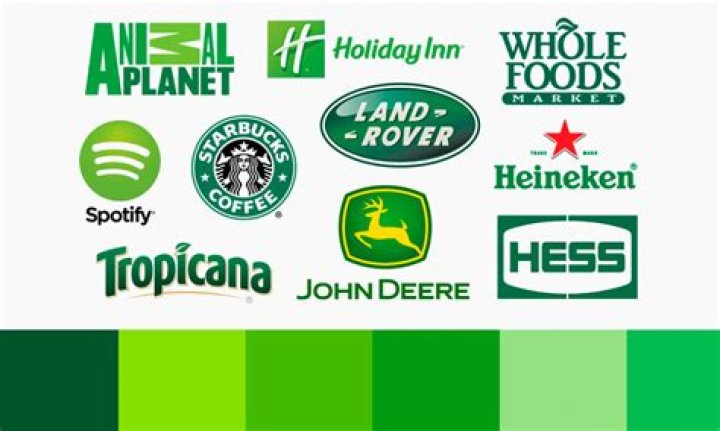 What company has a green and white logo?