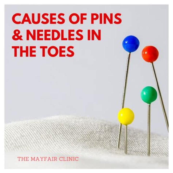 What do pins and needles indicate?