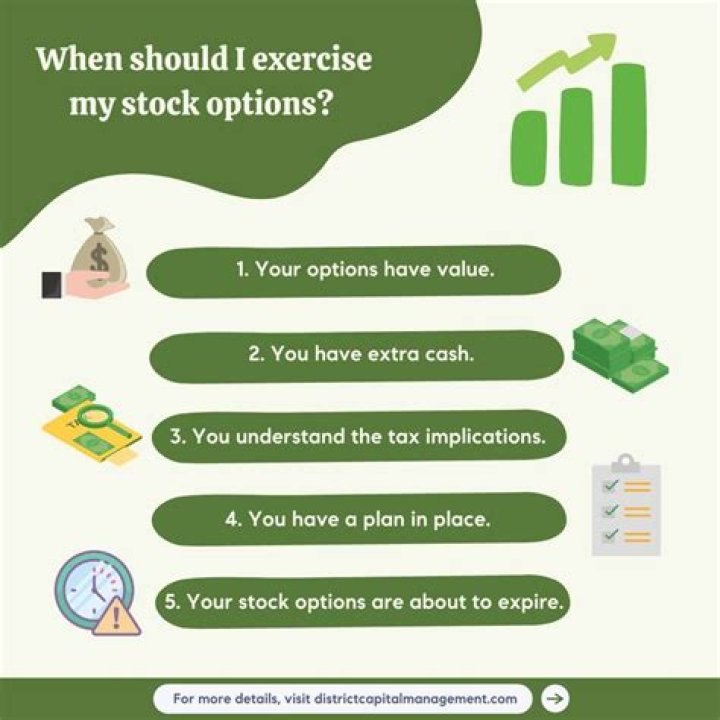 What happens when stock options are exercised?