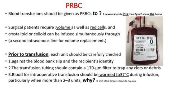 What is a unit of PRBC?
