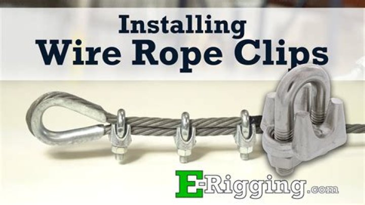 What is a wire rope clip used for?