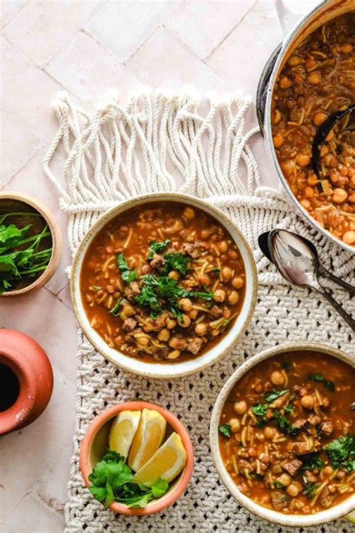 What is Harira soup made out of?