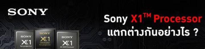 What is Sony X1 processor?
