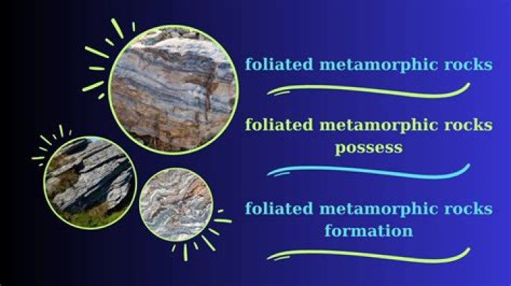 What is the definition of foliation in rocks?