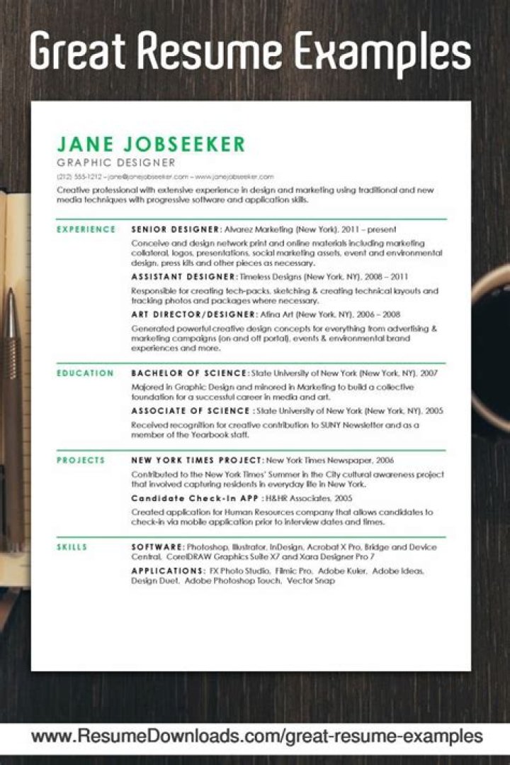 What looks good on a resume?