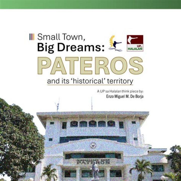 What Pateros known for?