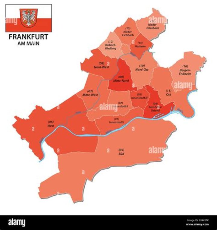 Which district is Sachsenhausen in Frankfurt?