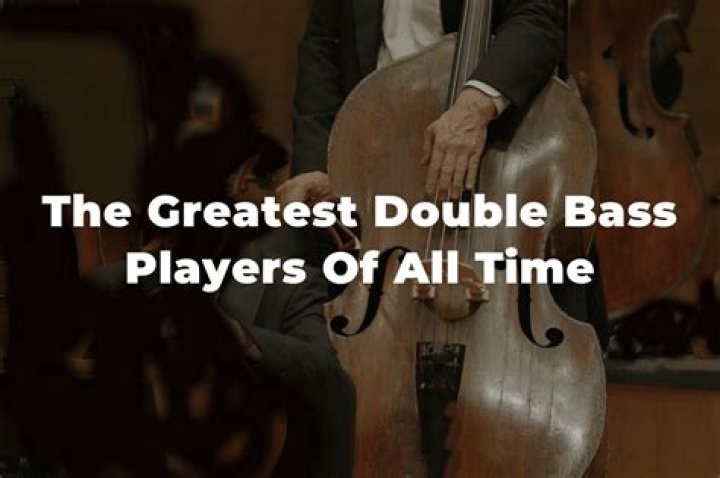 Who are some famous double bass players?