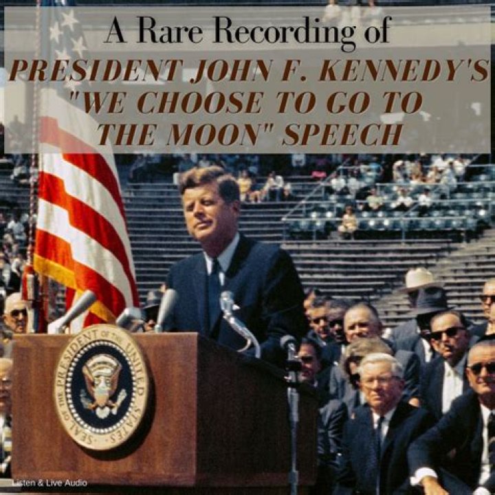 Why did John F Kennedy give the moon speech?